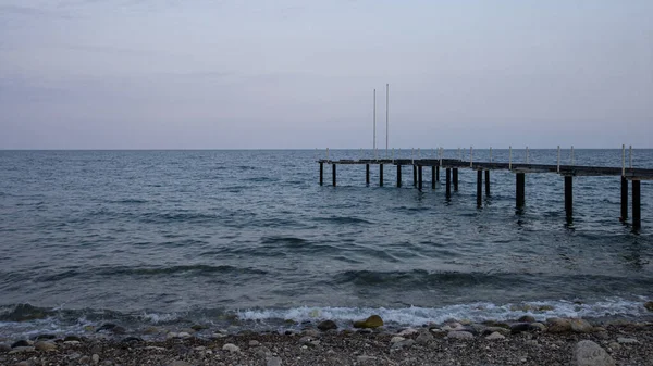 Akdeniz Sahilleri Hindi Içinde — Stok fotoğraf