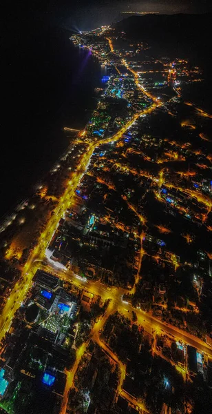 Beldibi Hindi Gecesi Havacılık Fotoğrafı — Stok fotoğraf