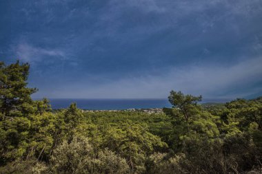 Türkiye 'deki Beldibi tatil köyü. 