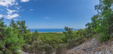 Türkiye 'deki Beldibi tatil köyü. 