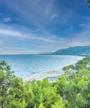 Türkiye 'deki Beldibi tatil köyü.