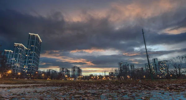 River Station Evening Moscow — Stock Photo, Image