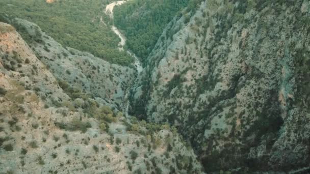 Гірська ущелина в Туреччині в районі Кемера. — стокове відео