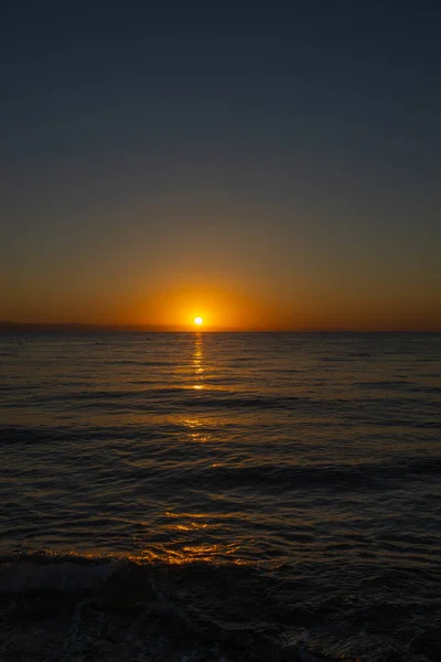 Hermoso Amanecer Mañana Mar Mediterráneo — Foto de Stock
