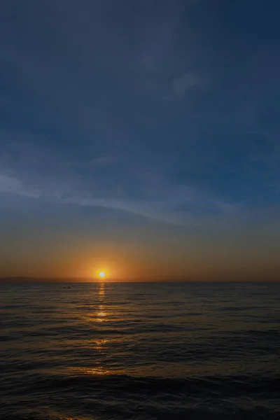 Belo Nascer Sol Pela Manhã Mar Mediterrâneo — Fotografia de Stock