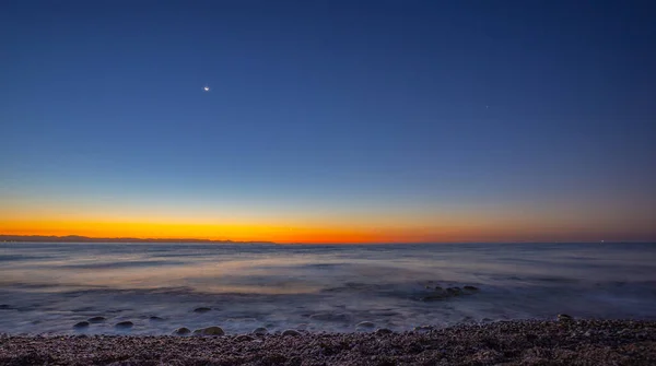 Beautiful Sunrise Morning Mediterranean Sea — Stock Photo, Image