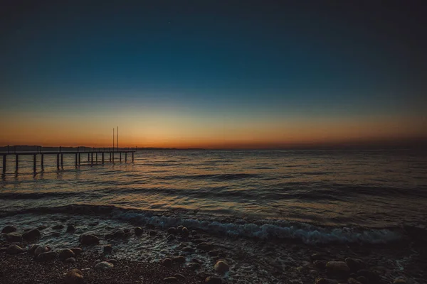 Prachtige Zonsopgang Ochtend Middellandse Zee — Stockfoto