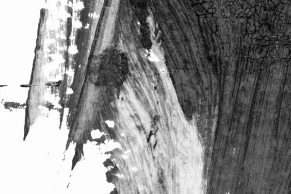 Schwarz Weiß Abstrakt Acryl Malerei Farbe Textur Auf Weißem Papier — Stockfoto