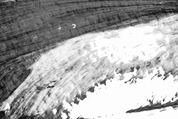 beyaz kağıt arkaplan üzerinde siyah beyaz soyut akrilik boya renk dokusu rorschach mürekkep lekesi yöntemi kullanarak