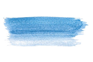 Soyut akrilik suluboya fırça darbesi dokusu logo ve afiş için beyaz arka planda izole edilmiş. tasarım, yaratıcı ve illüstrasyon.