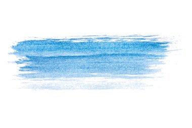 Soyut akrilik suluboya fırça darbesi dokusu logo ve afiş için beyaz arka planda izole edilmiş. tasarım, yaratıcı ve illüstrasyon.