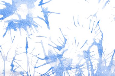 Soyut akrilik suluboya fırça darbesi dokusu logo ve afiş için beyaz arka planda izole edilmiş. tasarım, yaratıcı ve illüstrasyon.