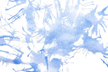 Soyut akrilik suluboya fırça darbesi dokusu logo ve afiş için beyaz arka planda izole edilmiş. tasarım, yaratıcı ve illüstrasyon.