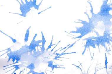 Soyut akrilik suluboya fırça darbesi dokusu logo ve afiş için beyaz arka planda izole edilmiş. tasarım, yaratıcı ve illüstrasyon.