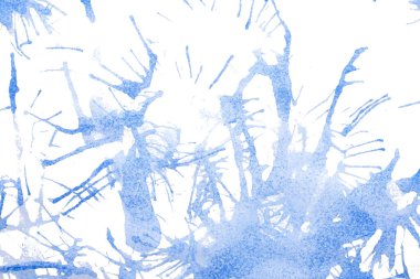 Soyut akrilik suluboya fırça darbesi dokusu logo ve afiş için beyaz arka planda izole edilmiş. tasarım, yaratıcı ve illüstrasyon.