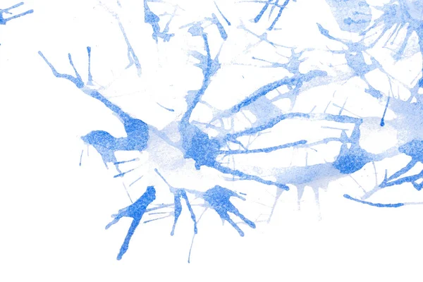 Soyut akrilik suluboya fırça darbesi dokusu logo ve afiş için beyaz arka planda izole edilmiş. tasarım, yaratıcı ve illüstrasyon.