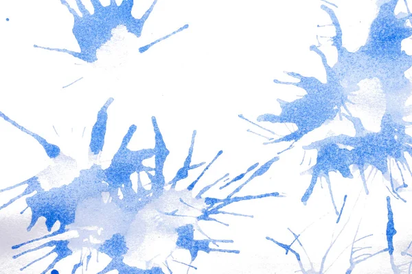 Soyut akrilik suluboya fırça darbesi dokusu logo ve afiş için beyaz arka planda izole edilmiş. tasarım, yaratıcı ve illüstrasyon.