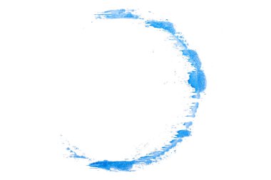 Soyut akrilik suluboya fırça darbesi dokusu logo ve afiş için beyaz arka planda izole edilmiş. tasarım, yaratıcı ve illüstrasyon.