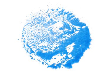 Soyut akrilik suluboya fırça darbesi dokusu logo ve afiş için beyaz arka planda izole edilmiş. tasarım, yaratıcı ve illüstrasyon.