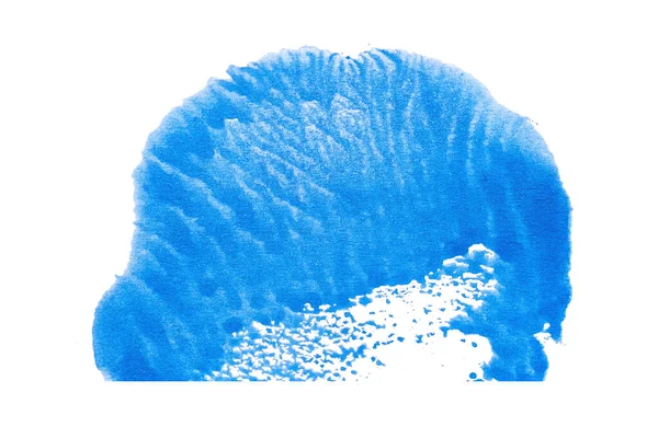 Soyut akrilik suluboya fırça darbesi dokusu logo ve afiş için beyaz arka planda izole edilmiş. tasarım, yaratıcı ve illüstrasyon.