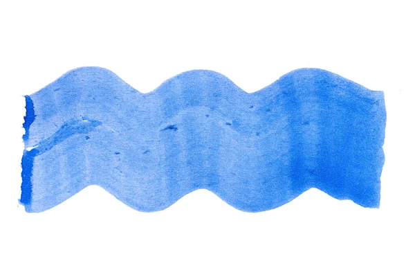 Soyut akrilik suluboya fırça darbesi dokusu logo ve afiş için beyaz arka planda izole edilmiş. tasarım, yaratıcı ve illüstrasyon.