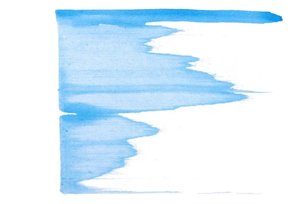 Soyut akrilik suluboya fırça darbesi dokusu logo ve afiş için beyaz arka planda izole edilmiş. tasarım, yaratıcı ve illüstrasyon.