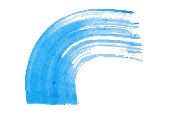 Soyut akrilik suluboya fırça darbesi dokusu logo ve afiş için beyaz arka planda izole edilmiş. tasarım, yaratıcı ve illüstrasyon.