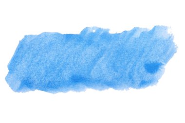 Soyut akrilik suluboya fırça darbesi dokusu logo ve afiş için beyaz arka planda izole edilmiş. tasarım, yaratıcı ve illüstrasyon.