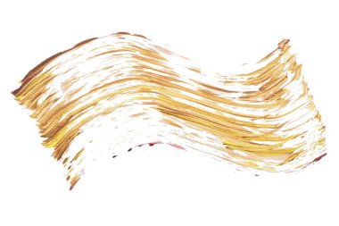 Soyut akrilik suluboya fırça darbesi dokusu logo ve afiş için beyaz arka planda izole edilmiş. tasarım, yaratıcı ve illüstrasyon.