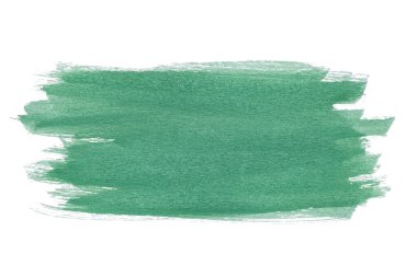 Soyut akrilik suluboya fırça darbesi dokusu logo ve afiş için beyaz arka planda izole edilmiş. tasarım, yaratıcı ve illüstrasyon.