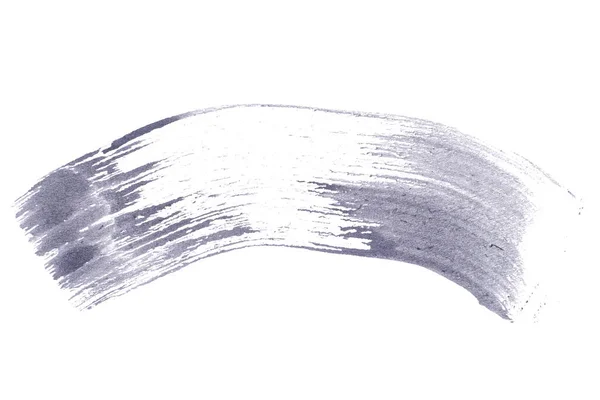 Resumo Acrílico Aquarela Pintura Pincel Traço Textura Isolada Fundo Branco — Fotografia de Stock