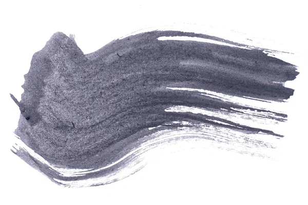 Acrílico Abstracto Acuarela Pincelada Textura Cepillo Aislado Sobre Fondo Blanco —  Fotos de Stock