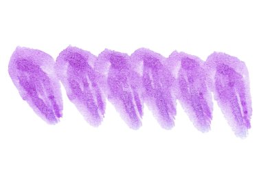 Soyut akrilik suluboya fırça darbesi dokusu logo ve afiş için beyaz arka planda izole edilmiş. tasarım, yaratıcı ve illüstrasyon.