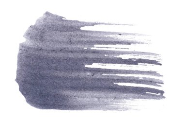 Soyut akrilik suluboya fırça darbesi dokusu logo ve afiş için beyaz arka planda izole edilmiş. tasarım, yaratıcı ve illüstrasyon.