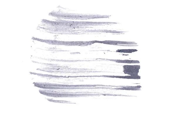 Abstract Acrylic Watercolor Paint Brush Stroke Texture Isolated White Background — Stock Photo, Image