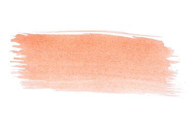 Soyut akrilik suluboya fırça darbesi dokusu logo ve afiş için beyaz arka planda izole edilmiş. tasarım, yaratıcı ve illüstrasyon.