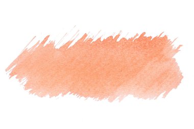 Soyut akrilik suluboya fırça darbesi dokusu logo ve afiş için beyaz arka planda izole edilmiş. tasarım, yaratıcı ve illüstrasyon.