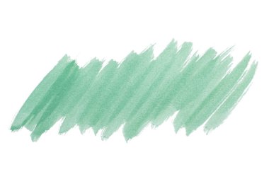 Soyut akrilik suluboya fırça darbesi dokusu logo ve afiş için beyaz arka planda izole edilmiş. tasarım, yaratıcı ve illüstrasyon.