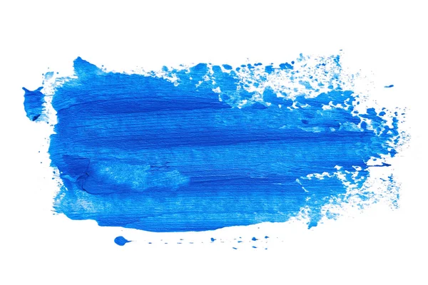 Soyut akrilik suluboya fırça darbesi dokusu logo ve afiş için beyaz arka planda izole edilmiş. tasarım, yaratıcı ve illüstrasyon.