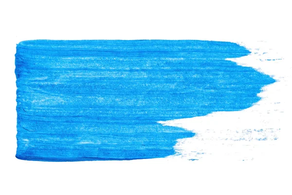 Soyut akrilik suluboya fırça darbesi dokusu logo ve afiş için beyaz arka planda izole edilmiş. tasarım, yaratıcı ve illüstrasyon.