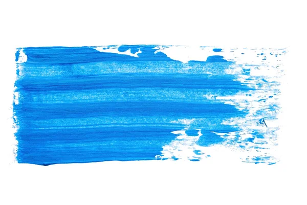 Soyut akrilik suluboya fırça darbesi dokusu logo ve afiş için beyaz arka planda izole edilmiş. tasarım, yaratıcı ve illüstrasyon.