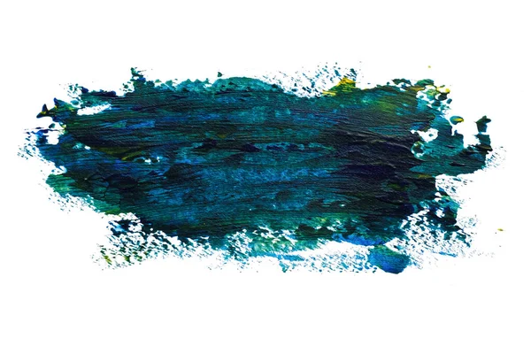 Soyut akrilik suluboya fırça darbesi dokusu logo ve afiş için beyaz arka planda izole edilmiş. tasarım, yaratıcı ve illüstrasyon.