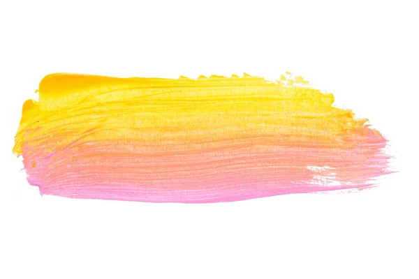 Soyut akrilik suluboya fırça darbesi dokusu logo ve afiş için beyaz arka planda izole edilmiş. tasarım, yaratıcı ve illüstrasyon.