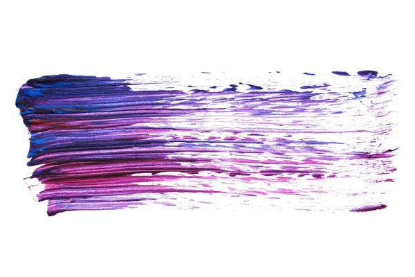 Soyut akrilik suluboya fırça darbesi dokusu logo ve afiş için beyaz arka planda izole edilmiş. tasarım, yaratıcı ve illüstrasyon.