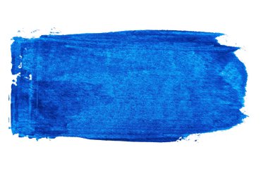 Soyut akrilik suluboya fırça darbesi dokusu logo ve afiş için beyaz arka planda izole edilmiş. tasarım, yaratıcı ve illüstrasyon.