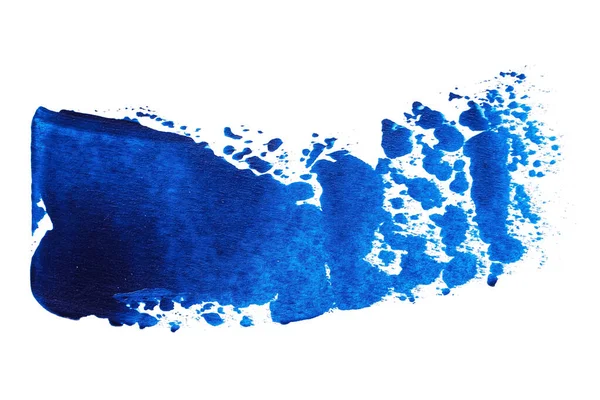 Soyut akrilik suluboya fırça darbesi dokusu logo ve afiş için beyaz arka planda izole edilmiş. tasarım, yaratıcı ve illüstrasyon.