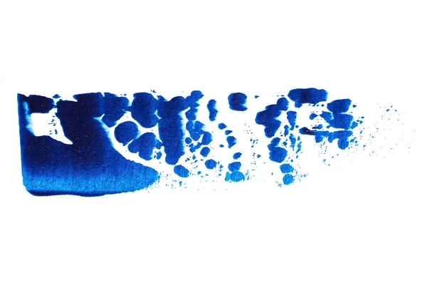 Soyut akrilik suluboya fırça darbesi dokusu logo ve afiş için beyaz arka planda izole edilmiş. tasarım, yaratıcı ve illüstrasyon.