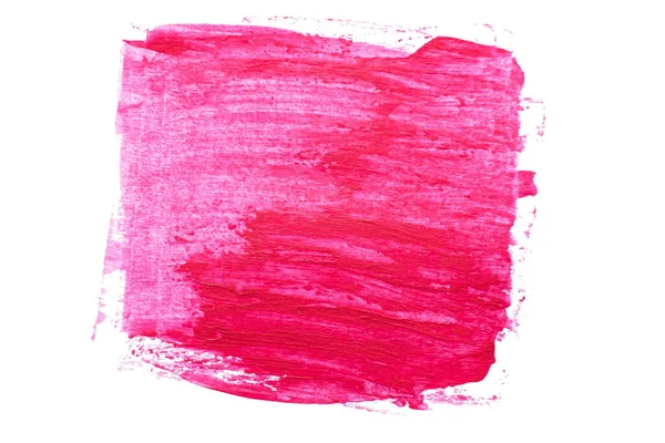 Soyut akrilik suluboya fırça darbesi dokusu logo ve afiş için beyaz arka planda izole edilmiş. tasarım, yaratıcı ve illüstrasyon.