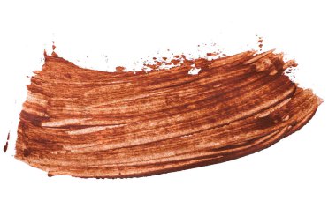 Soyut akrilik suluboya fırça darbesi dokusu logo ve afiş için beyaz arka planda izole edilmiş. tasarım, yaratıcı ve illüstrasyon.