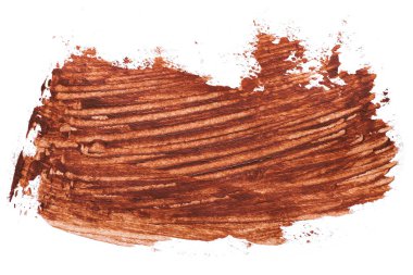 Soyut akrilik suluboya fırça darbesi dokusu logo ve afiş için beyaz arka planda izole edilmiş. tasarım, yaratıcı ve illüstrasyon.